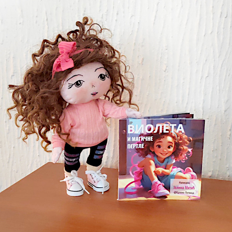 sewn doll vicky with pdf e-book for children download