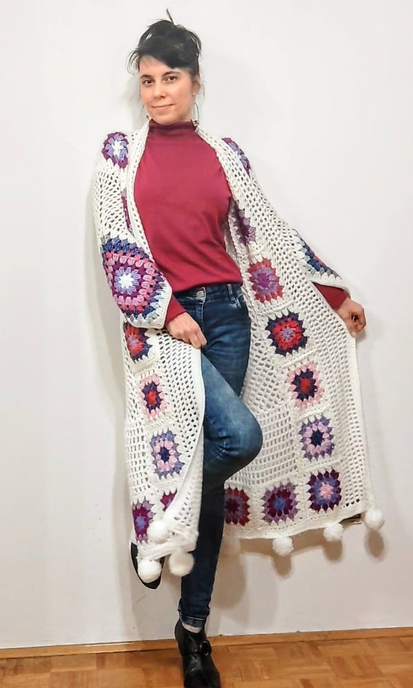 Crochet Granny Square Diamond Dream Duster