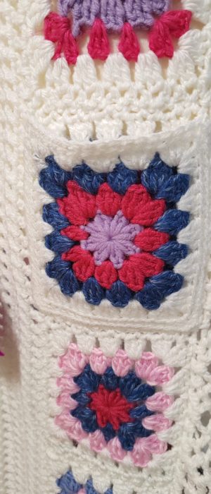 Crochet Granny Square Diamond Dream Duster